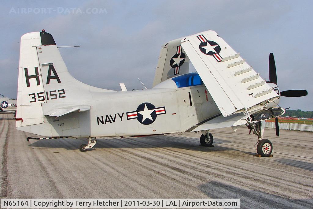 N65164, 1955 Douglas EA-1E Skyraider AD-5W C/N 55-471DH, 2011 Sun n Fun - Lakeland Florida