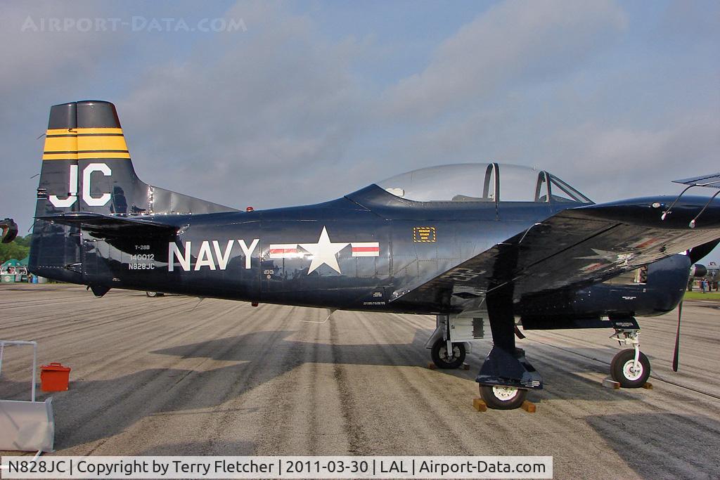N828JC, 1955 North American T-28B Trojan C/N 219-11, 2011 Sun n Fun - Lakeland Florida
Con number 219-11