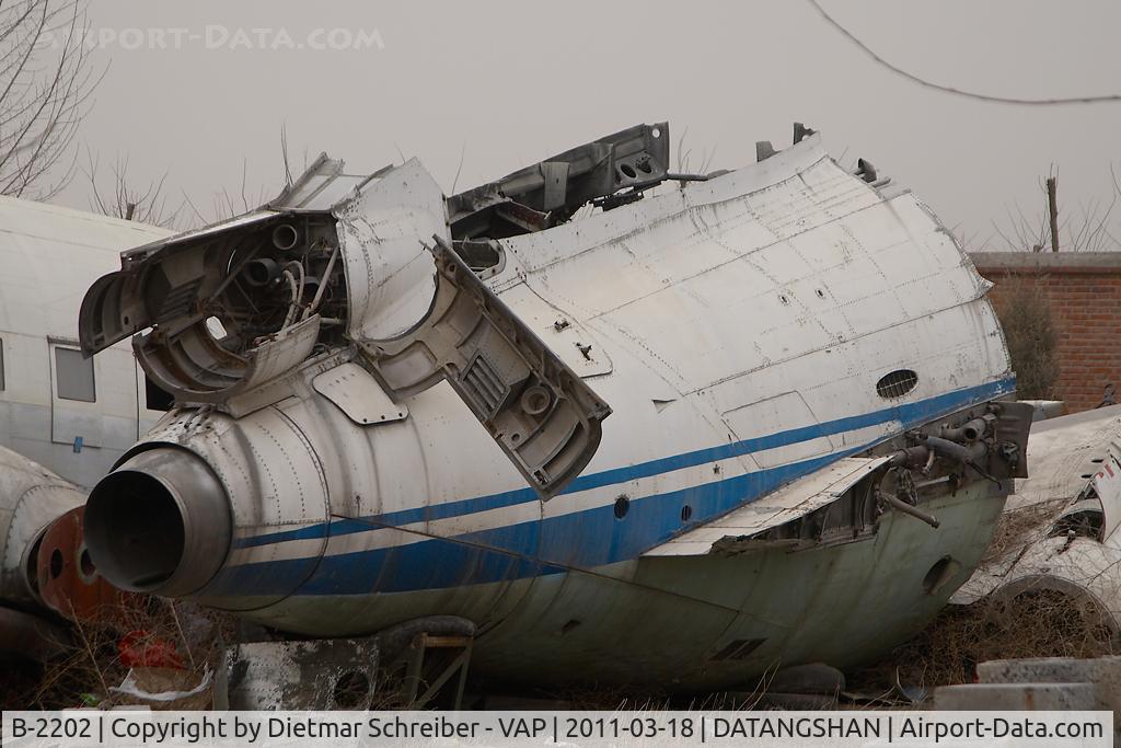 B-2202, 1971 Hawker Siddeley HS-121 Trident 2E C/N 2158, CAAC Trident