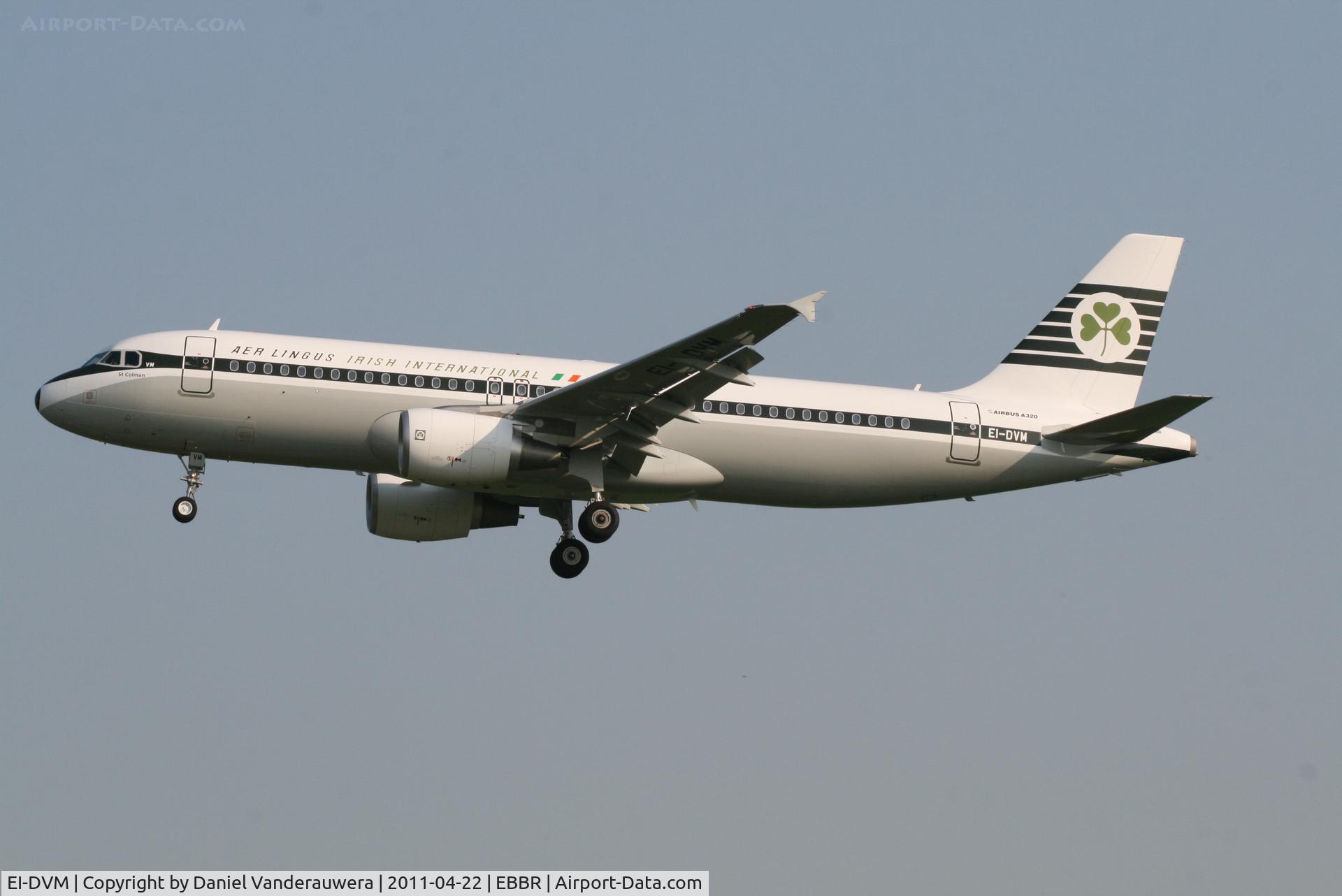 EI-DVM, 2011 Airbus A320-214 C/N 4634, Arrival of flight EI630 to RWY 25L