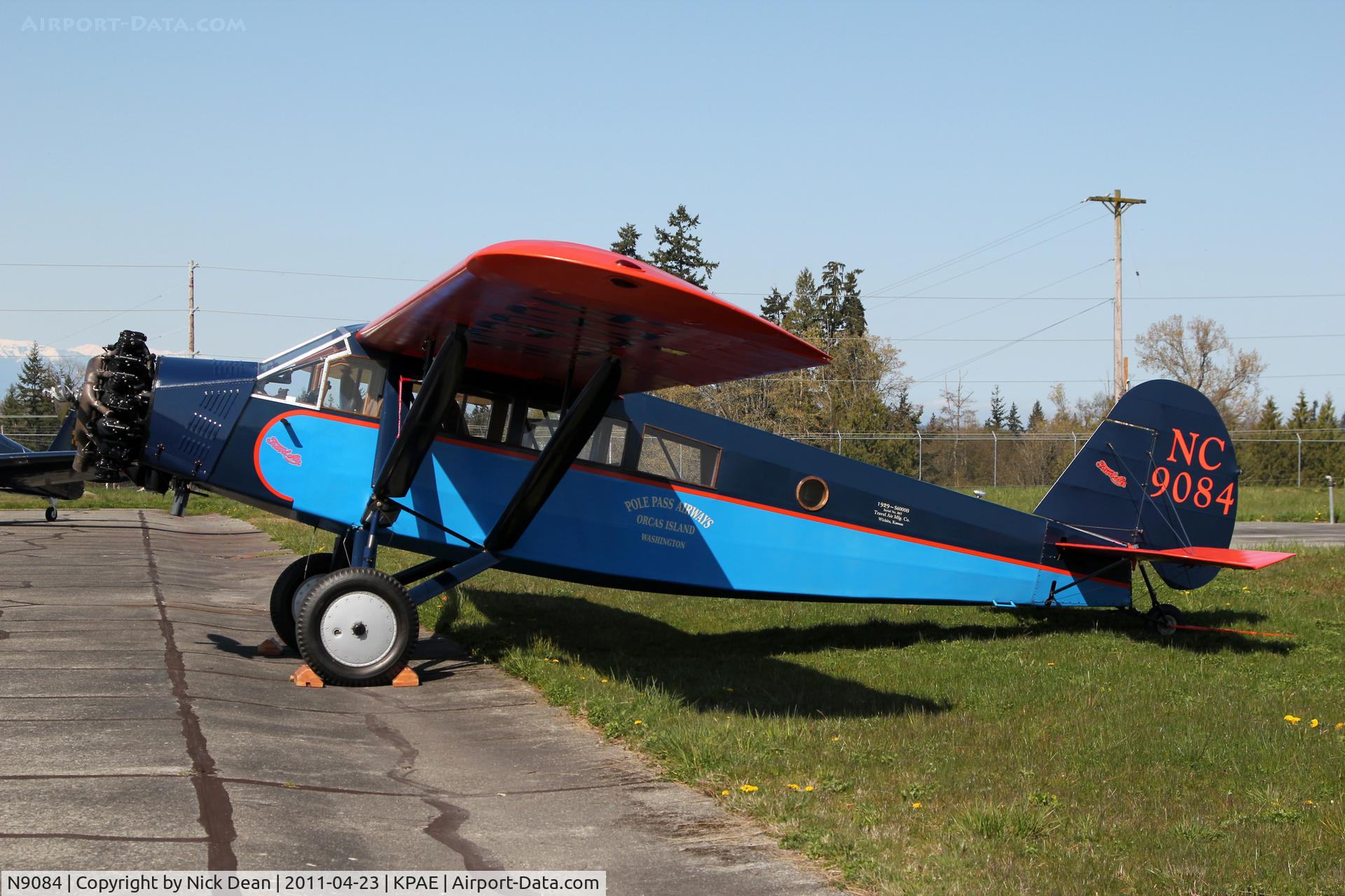 N9084, 1929 Travel Air S-6000-B C/N 865, KPAE/PAE