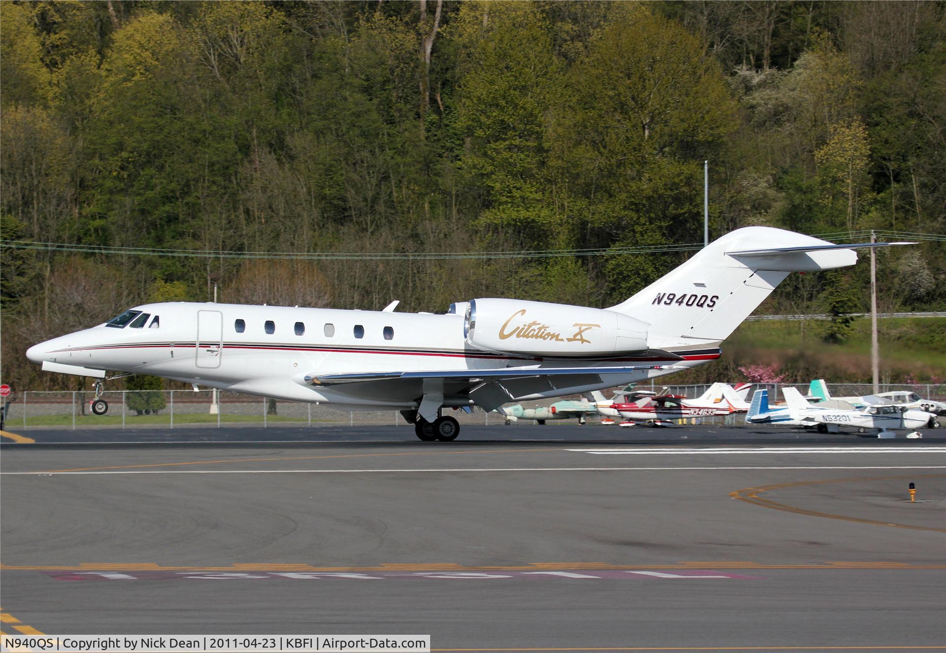 N940QS, 2008 Cessna 750 Citation X Citation X C/N 750-0285, KBFI/BFI