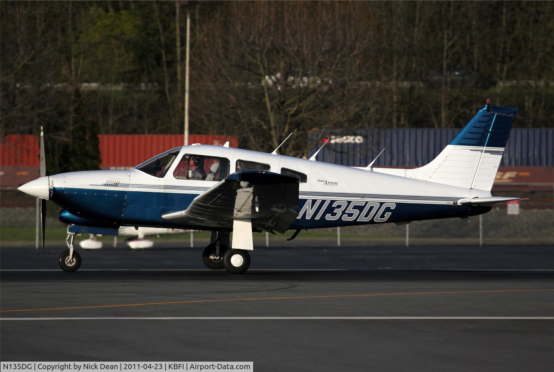 N135DG, 1977 Piper PA-28R-201T Cherokee Arrow III C/N 28R-7803122, KBFI/BFI