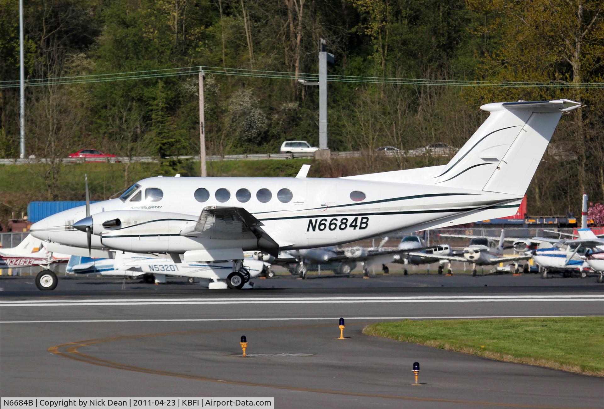 N6684B, 1980 Beech 200 C/N BB-631, KBFI/BFI