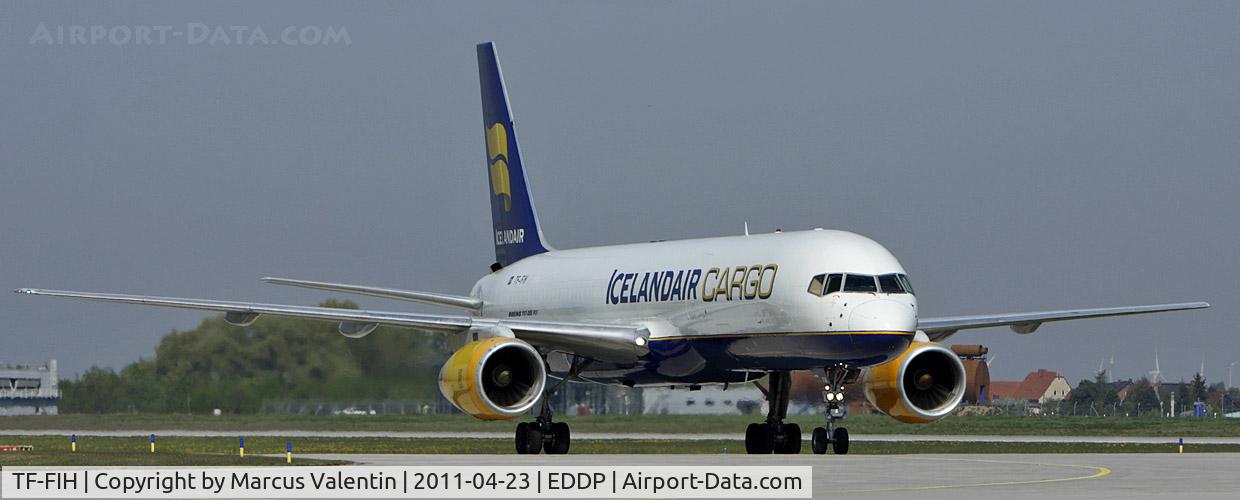TF-FIH, 1990 Boeing 757-208/PCF C/N 24739, Nice Freighter from Iceland Air Cargo landing in Leipzig.