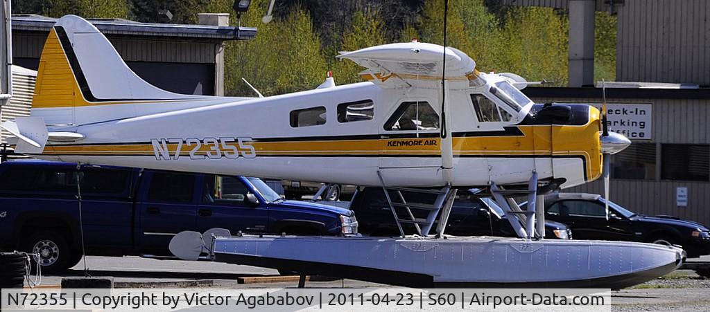 N72355, 1957 De Havilland Canada U-6A Beaver C/N 1164, At Kenmore Air Harbour
