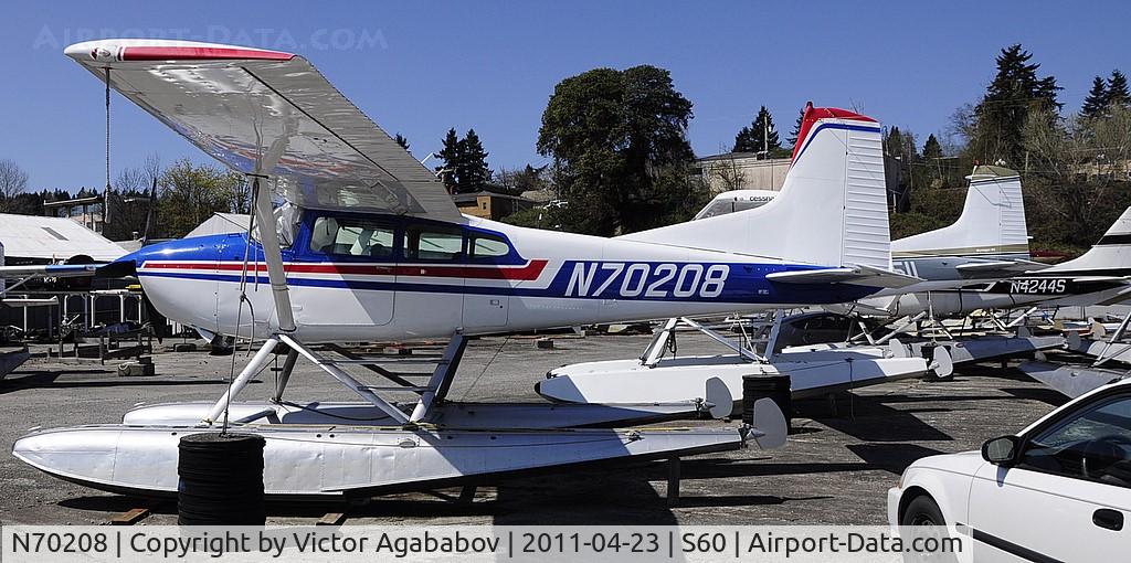 N70208, 1972 Cessna A185E Skywagon 185 C/N 18502058, At Kenmore Air Harbour.