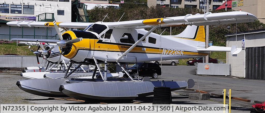 N72355, 1957 De Havilland Canada U-6A Beaver C/N 1164, At Kenmore Air Harbour.