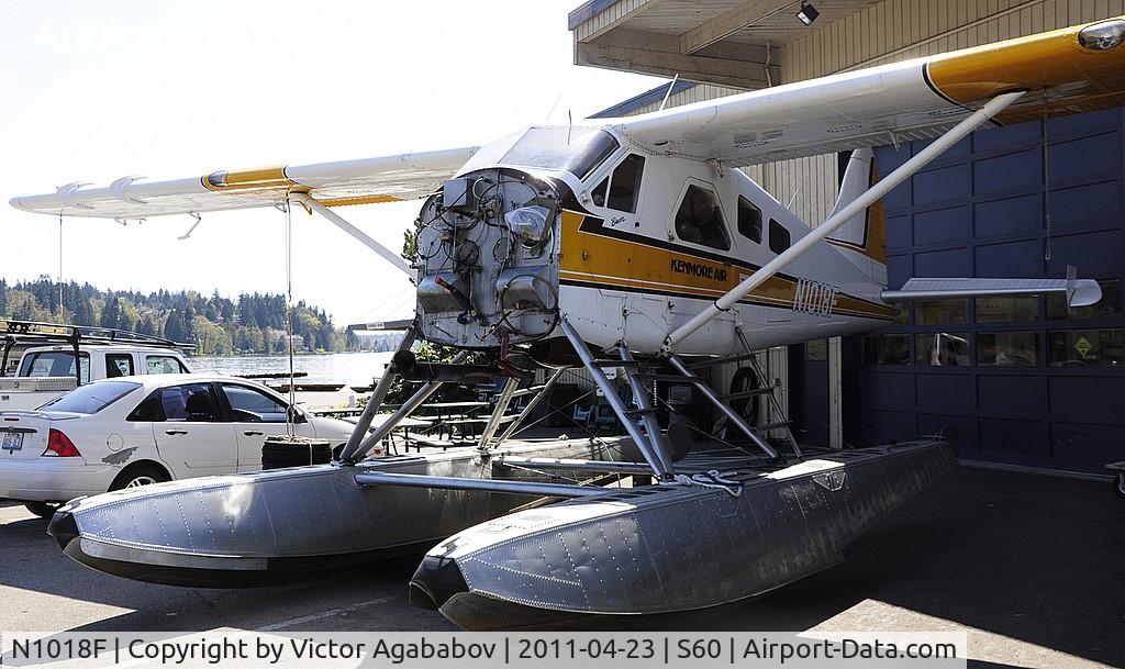 N1018F, 1954 De Havilland Canada U-6A Beaver C/N 710, At Kenmore Air Harbour.