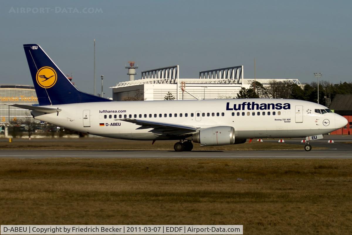 D-ABEU, 1995 Boeing 737-330 C/N 27904, departure via RW18W