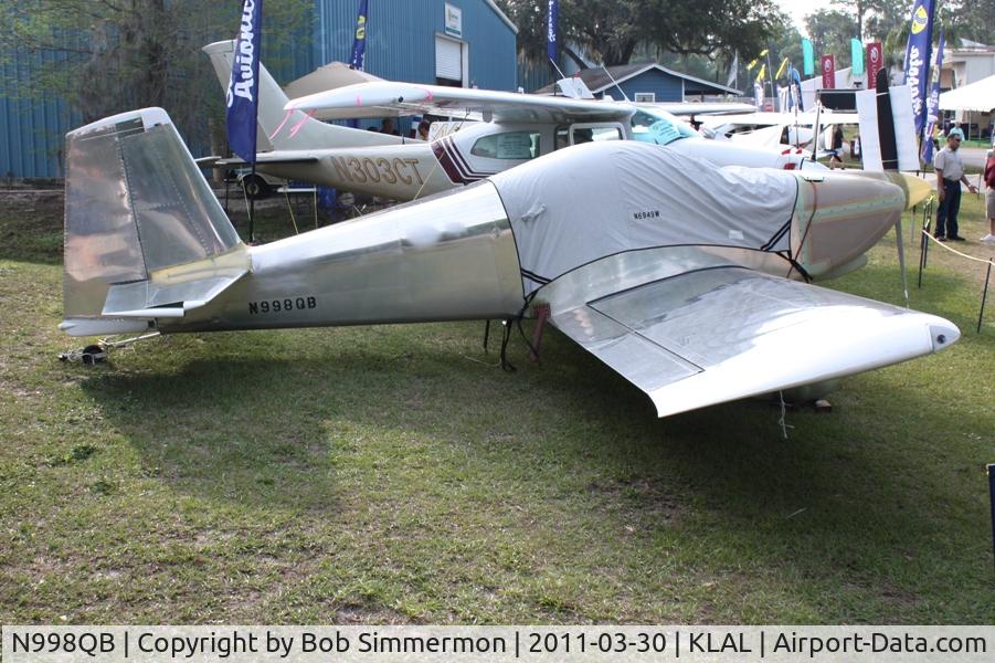 N998QB, 2011 Vans RV-7 C/N 72046, On display at Sun N Fun 2011 - Lakeland, FL