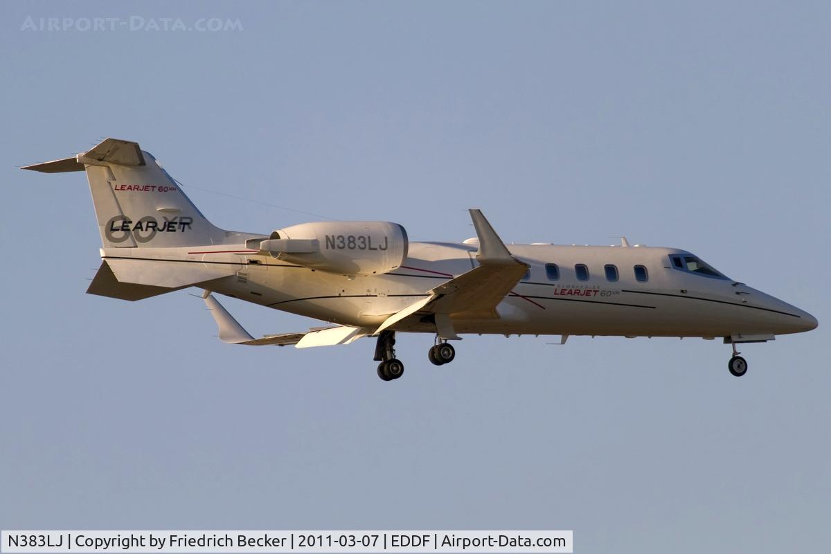 N383LJ, Learjet 60 C/N 60-383, on final