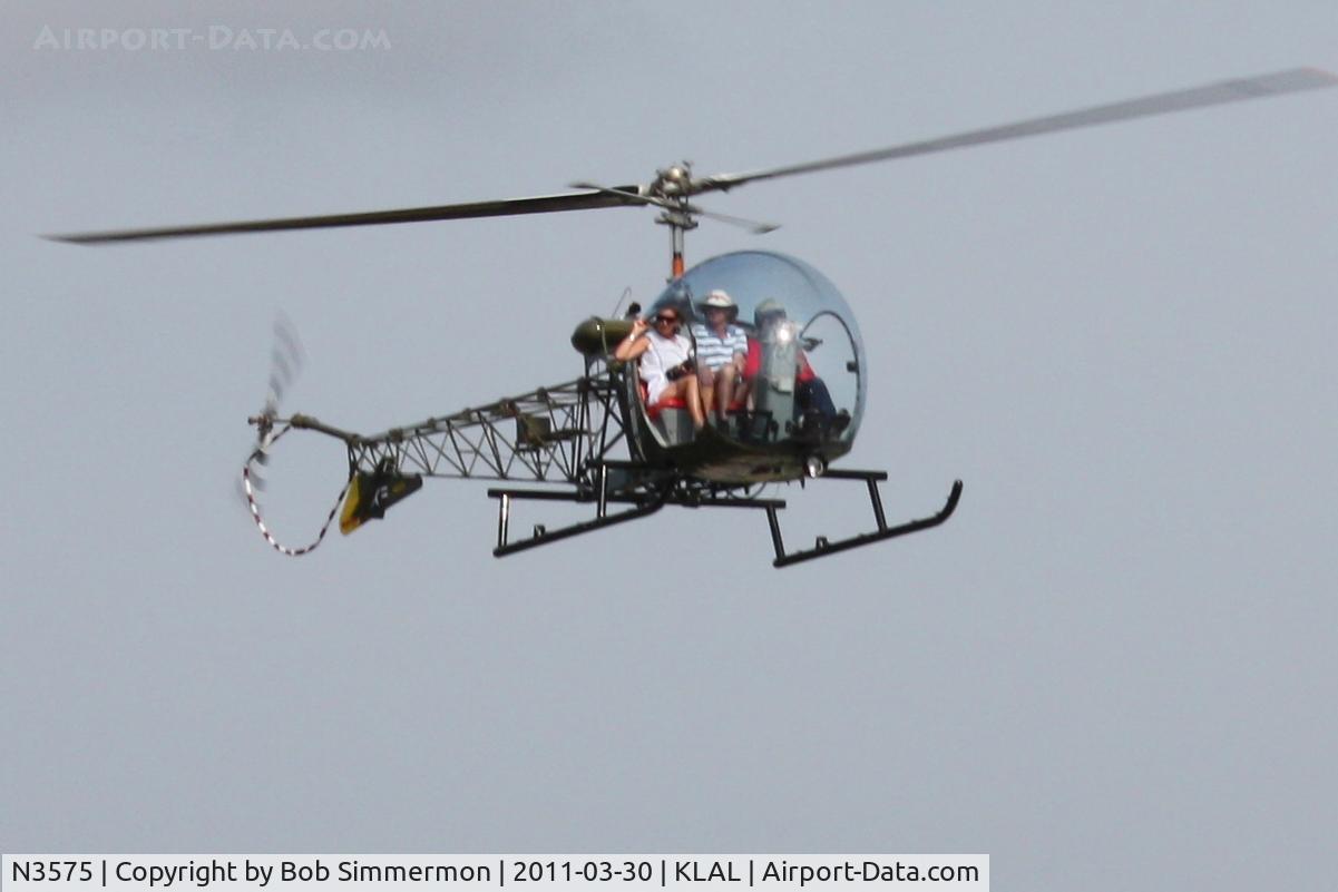 N3575, Bell 47D-1 C/N K-7032, Taking rides at Sun N Fun 2011 - Lakeland, FL