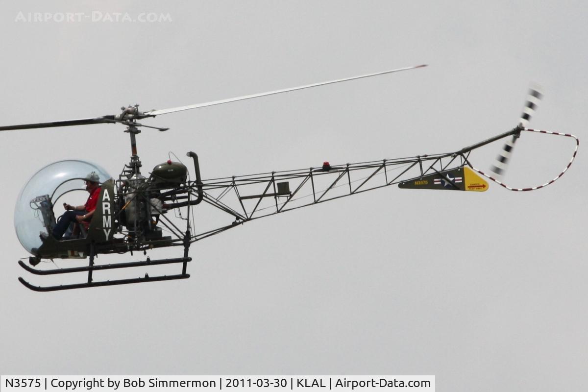 N3575, Bell 47D-1 C/N K-7032, Taking rides at Sun N Fun 2011 - Lakeland, FL