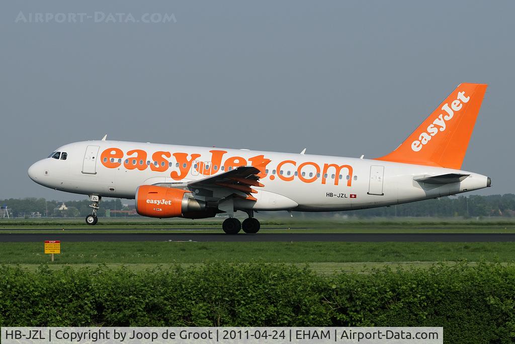 HB-JZL, 2004 Airbus A319-111 C/N 2353, Easyjet