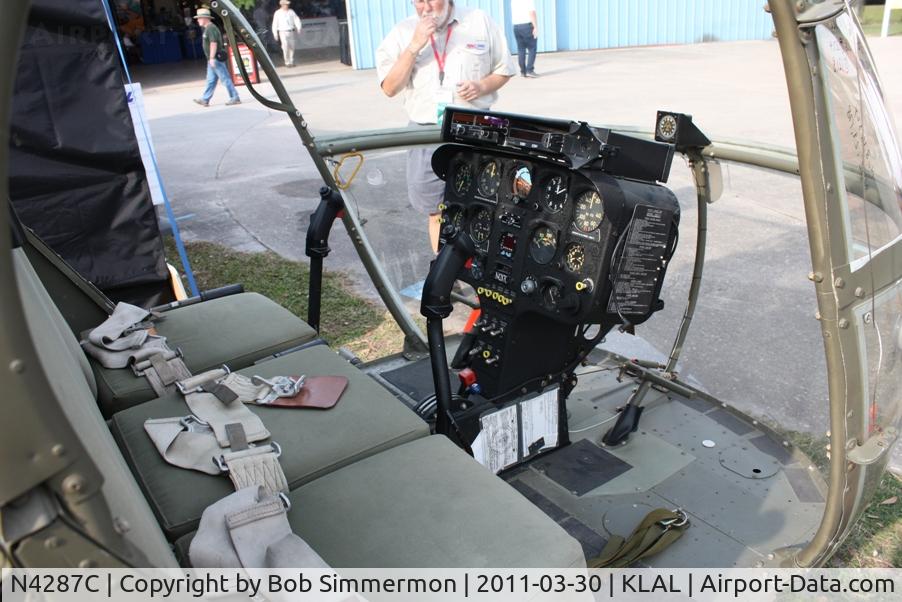 N4287C, 1951 Hiller UH-12A C/N 269, On display at Sun N Fun 2011 - Lakeland, FL