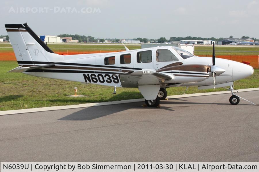N6039U, Raytheon Aircraft Company G58 Baron C/N TH-2149, On display at Sun N Fun 2011 - Lakeland, FL