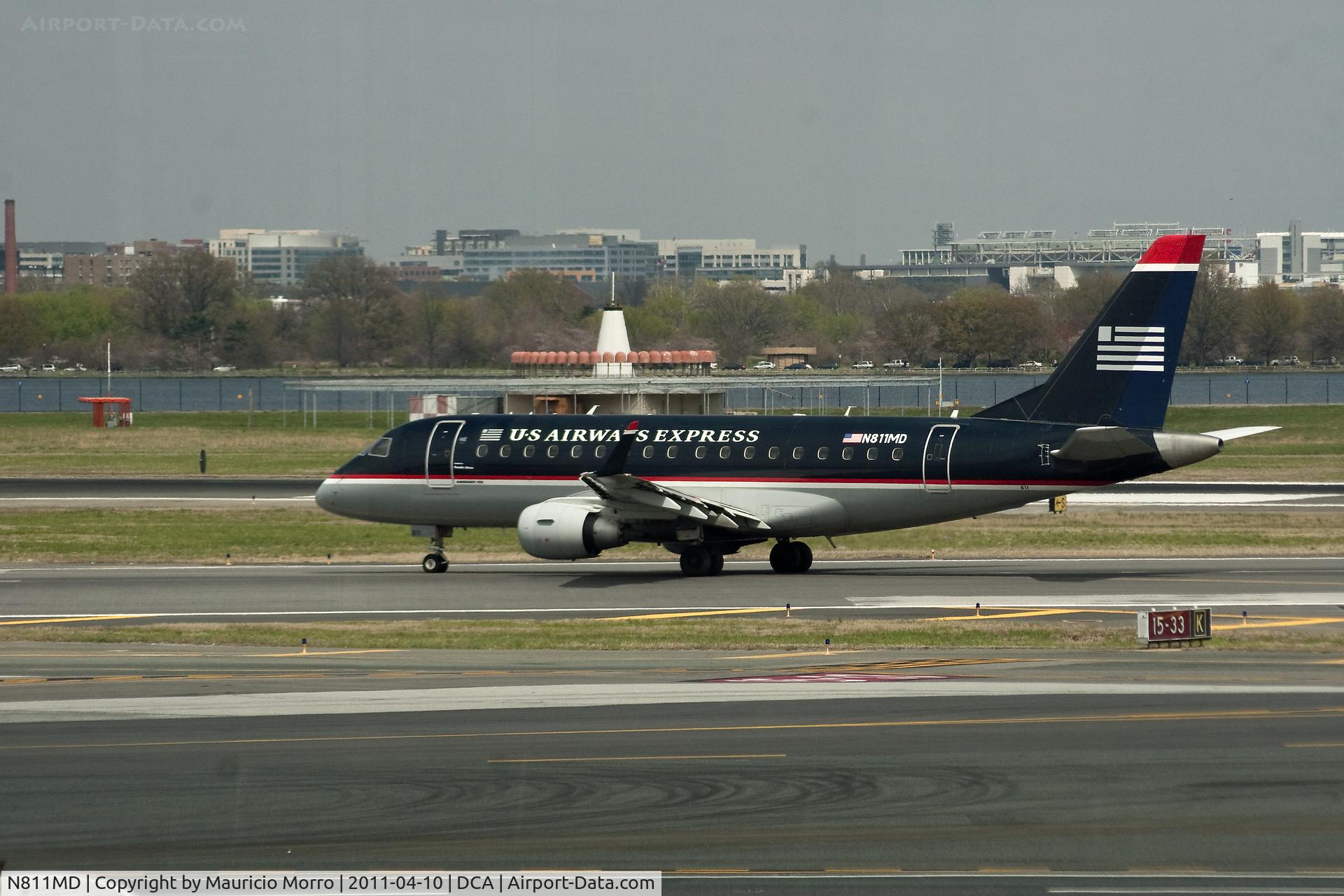 N811MD, 2004 Embraer 170SU (ERJ-170-100SU) C/N 17000028, US Airways Express Embraer 170 at Reagan National