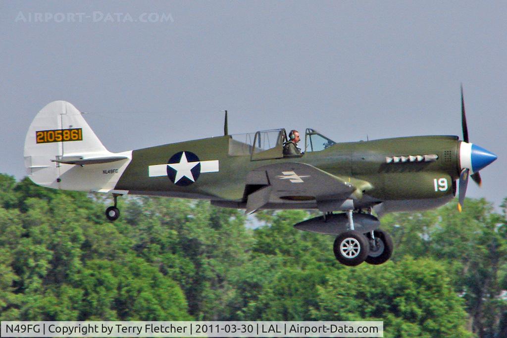 N49FG, 1943 Curtiss P-40N Warhawk C/N 29623, 2011 Sun n Fun  Lakeland , Florida