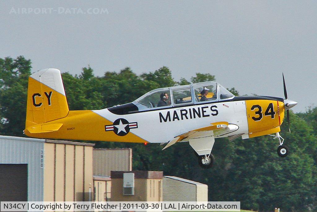 N34CY, 1956 Beech T-34B C/N 143984, 2011 Sun n Fun  Lakeland , Florida