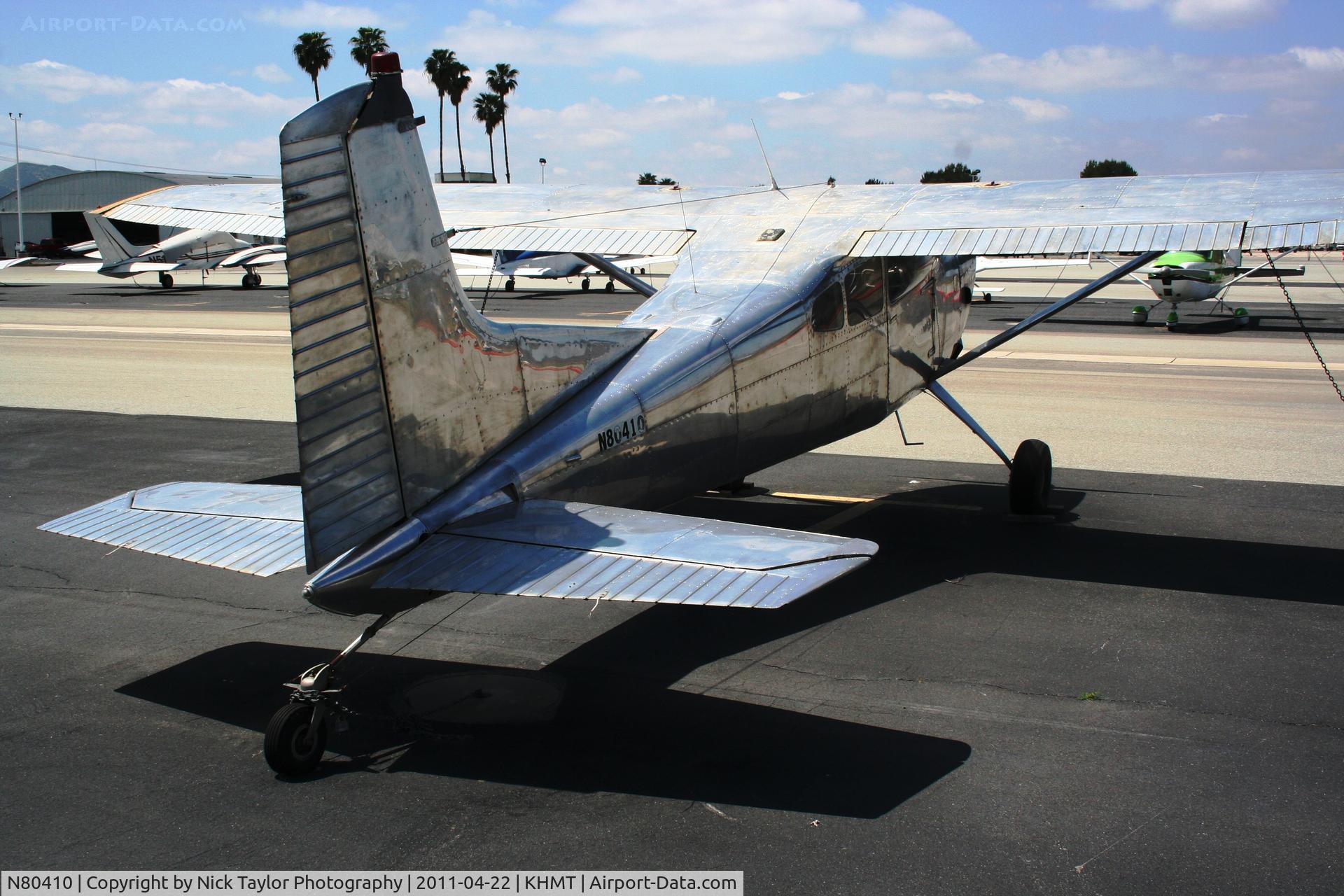 N80410, 1962 Cessna 185A Skywagon C/N 1850372, Parked at Hemet