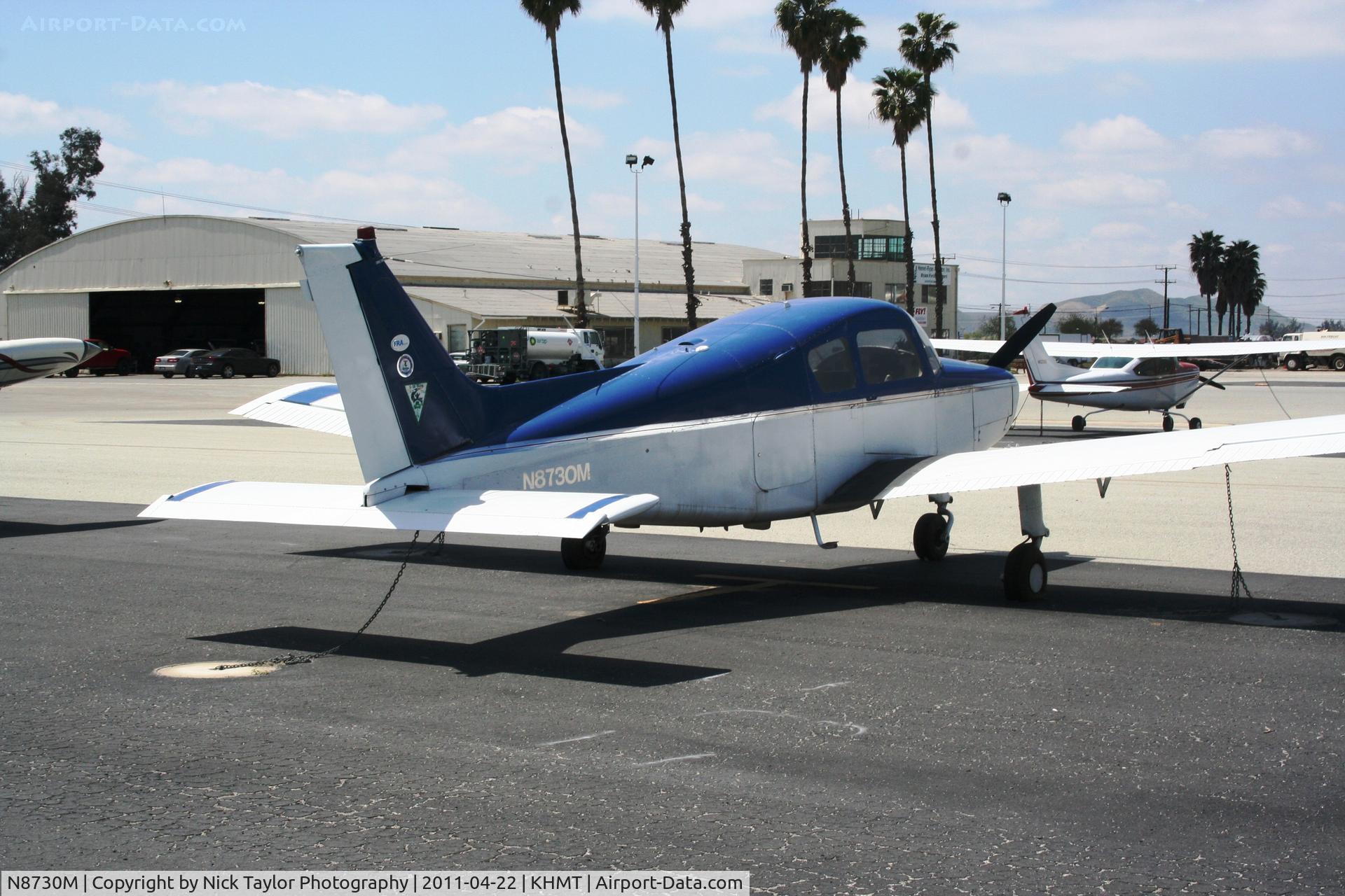 N8730M, 1963 Beech 23 C/N M-520, Sitting at Hemet