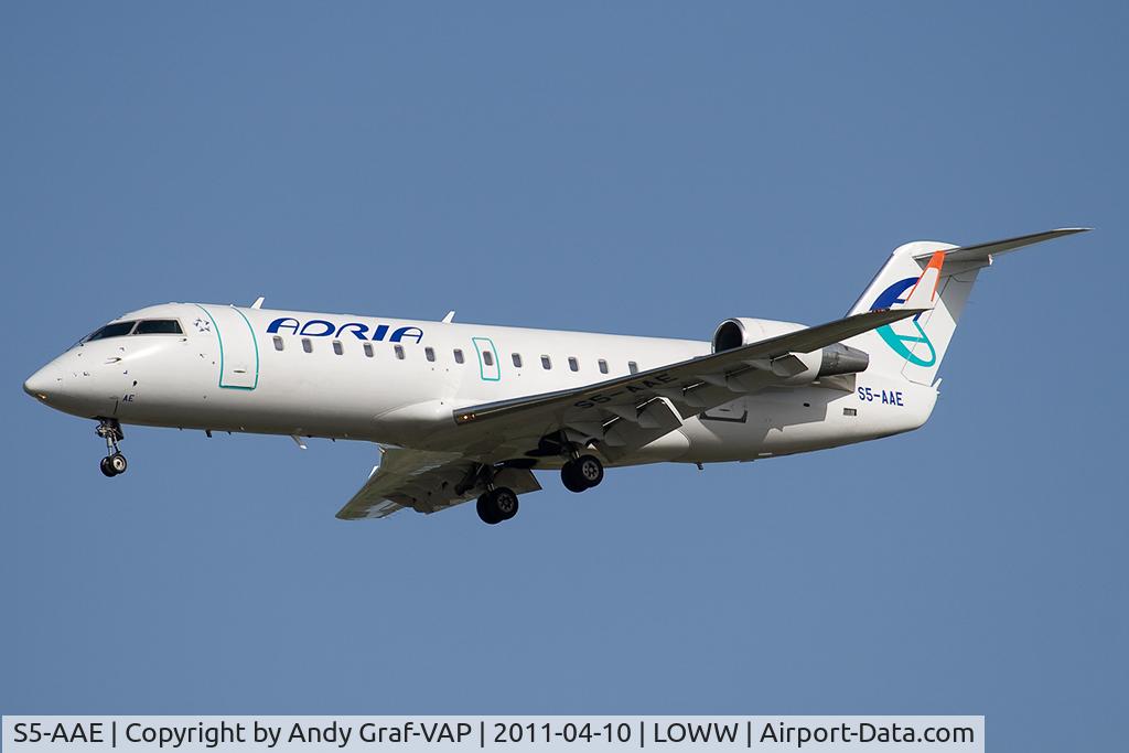 S5-AAE, 1998 Canadair CRJ-200LR (CL-600-2B19) C/N 7170, Adria Airways CRJ