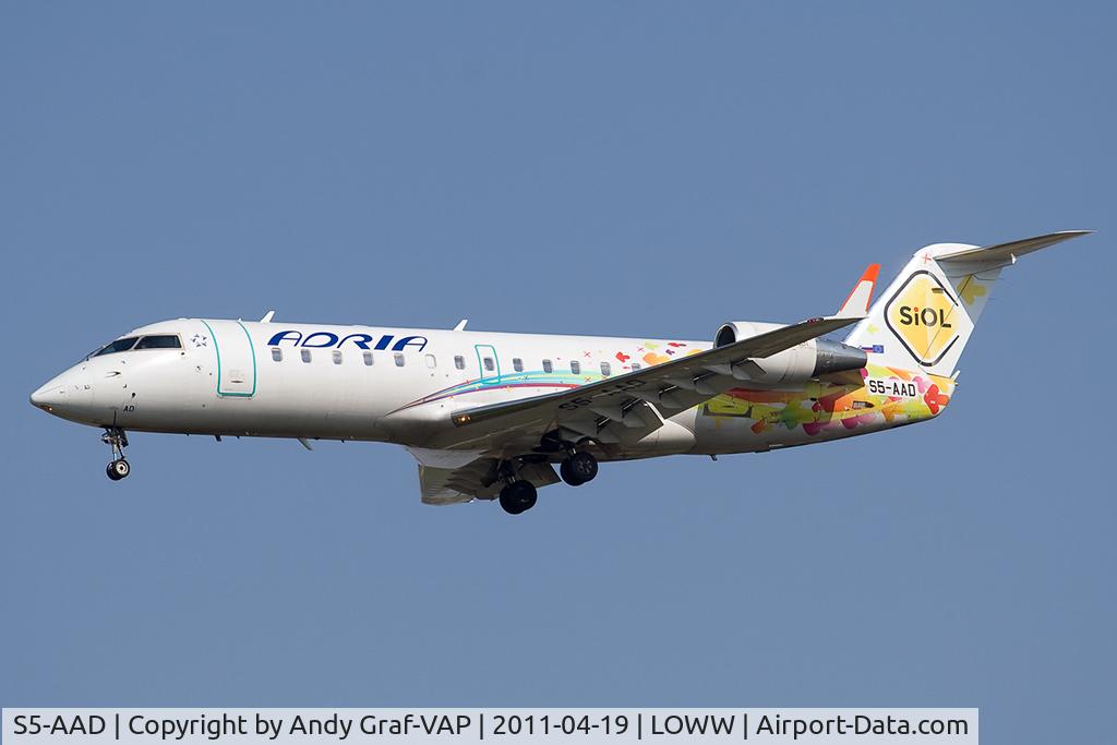 S5-AAD, 1997 Canadair CRJ-200LR (CL-600-2B19) C/N 7166, Adria Airways CRJ