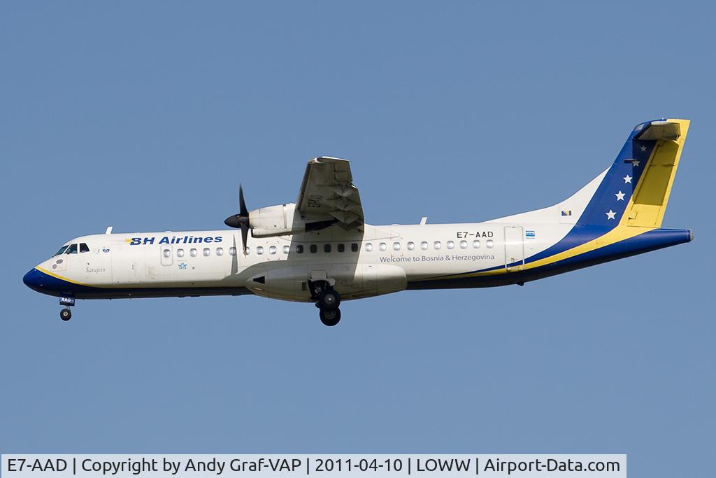 E7-AAD, 1995 ATR 72-212 C/N 464, B&H Airlines ATR72