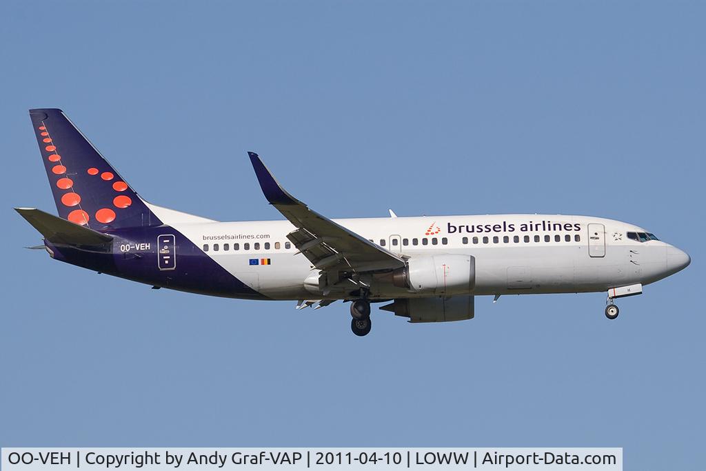OO-VEH, 1998 Boeing 737-36N C/N 28571, Brussel Airline 737-300