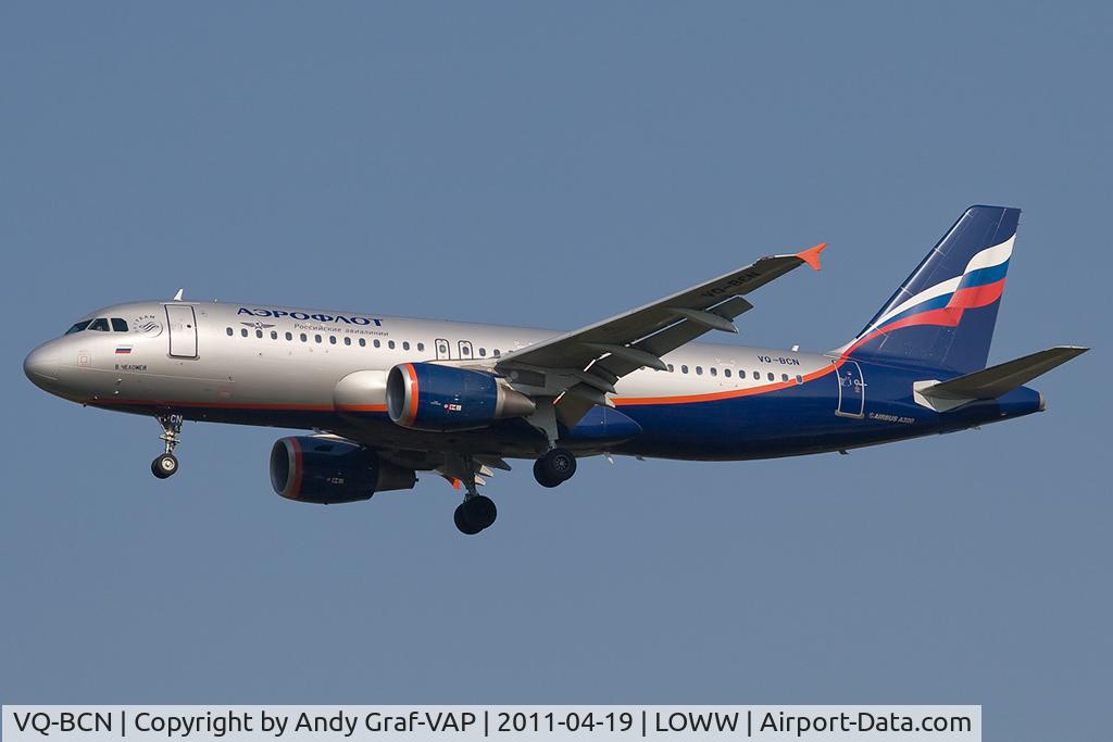 VQ-BCN, 2009 Airbus A320-214 C/N 3954, Aeroflot A320