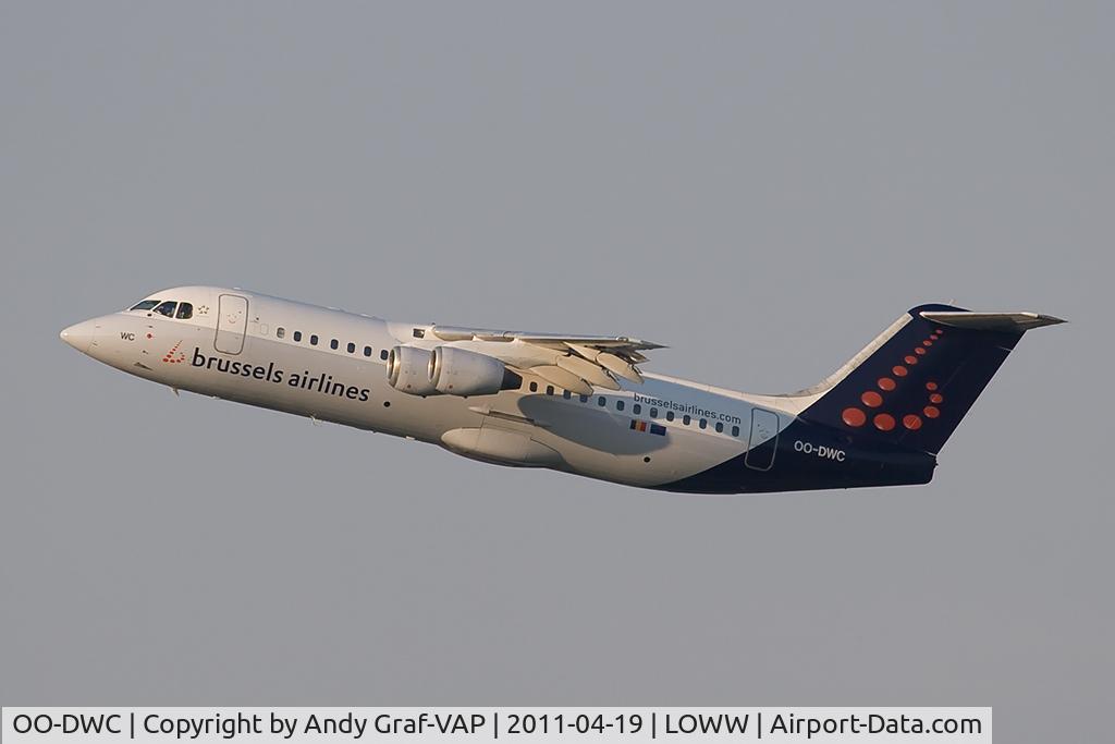 OO-DWC, 1998 British Aerospace Avro 146-RJ100 C/N E3322, Brussel Airline Bae146