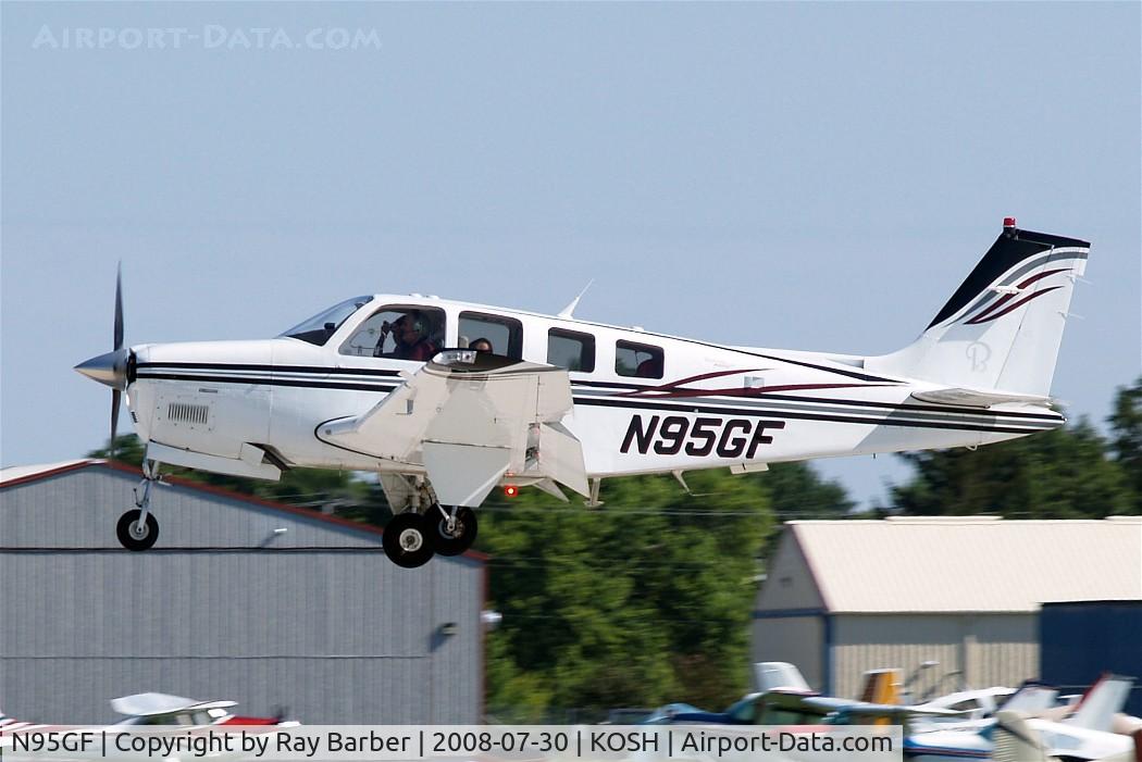 N95GF, 2005 Raytheon Aircraft Company G36 C/N E-3642, Beech A36 Bonaza 36 [E-3642] Oshkosh~N 30/07/2008