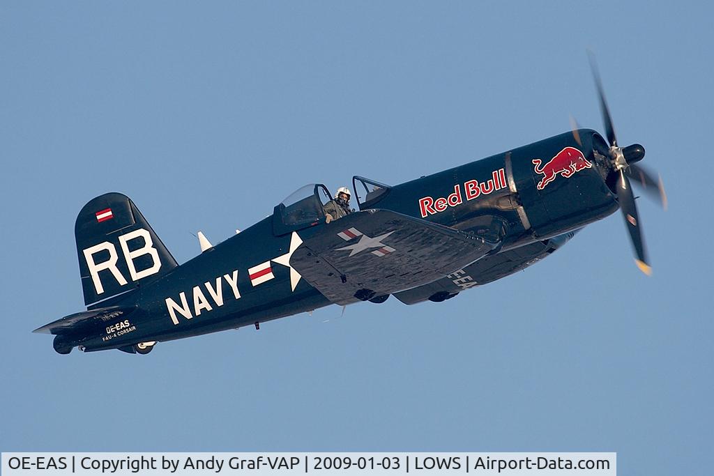OE-EAS, 1945 Vought F4U-4 Corsair C/N 9149, Red Bull Chance Vought