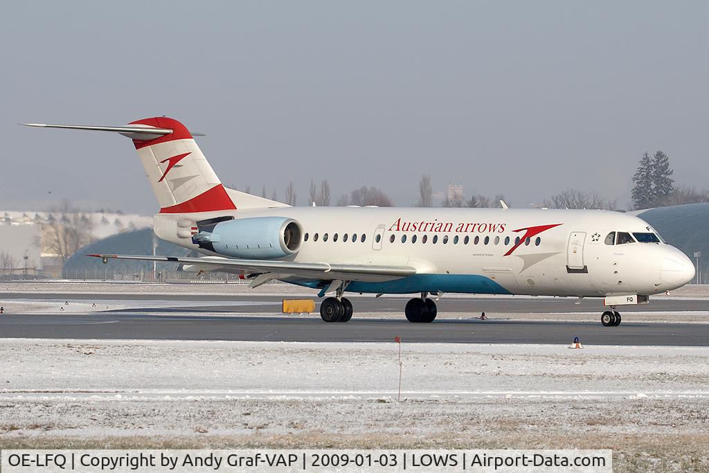 OE-LFQ, 1996 Fokker 70 (F-28-0070) C/N 11568, Austrian Arrows F70