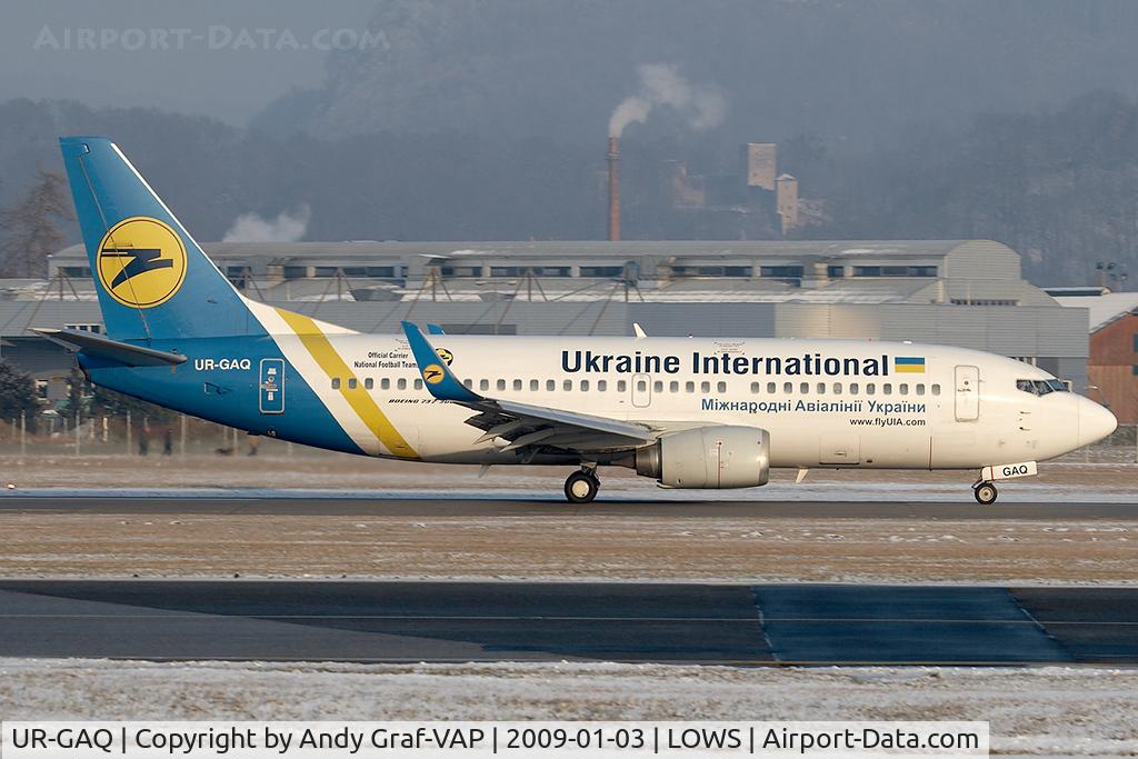 UR-GAQ, 1997 Boeing 737-33R C/N 28869, Ukraine International 737-300