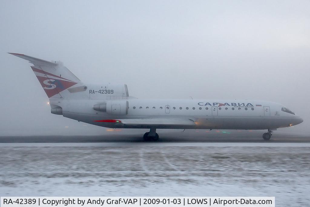 RA-42389, 1991 Yakovlev Yak-42D C/N 4520424016542, Saravia Y42