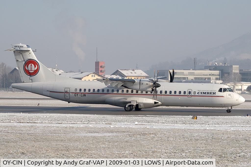 OY-CIN, 1999 ATR 72-212A C/N 568, Cimber Air ATR72