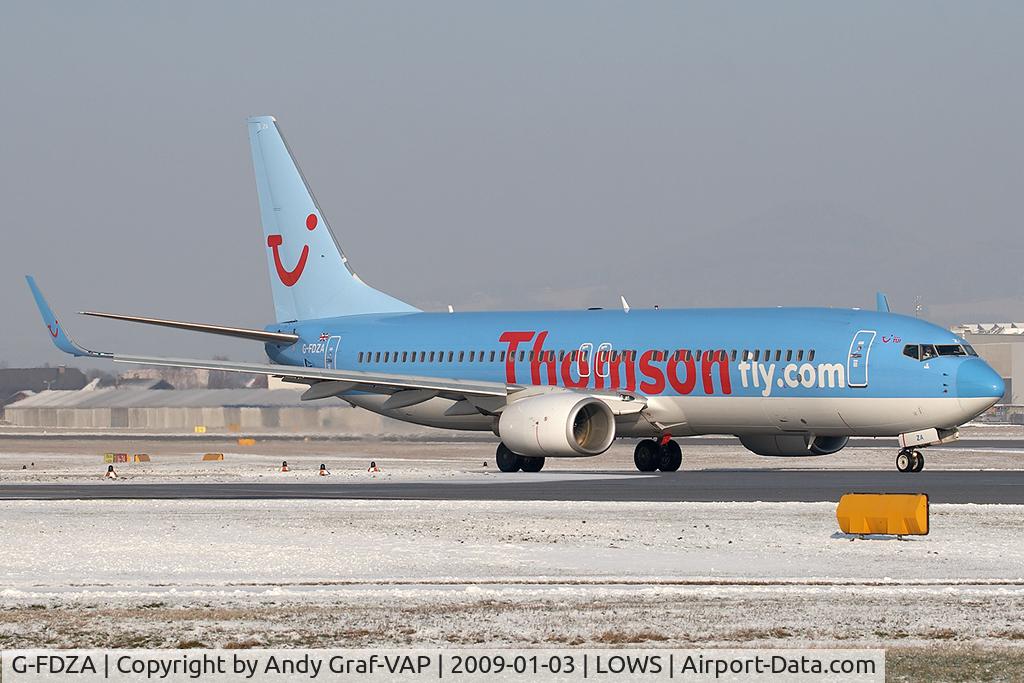 G-FDZA, 2007 Boeing 737-8K5 C/N 35134, Thomson 737-800