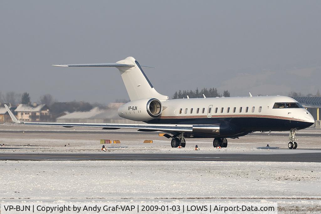 VP-BJN, 2007 Bombardier BD-700-1A11 Global 5000 C/N 9273, BD700