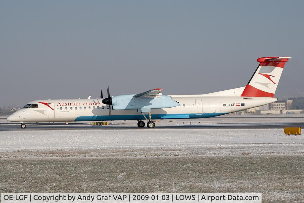 OE-LGF, 2002 De Havilland Canada DHC-8-402Q Dash 8 C/N 4068, Austrian Arrows DHC8-400