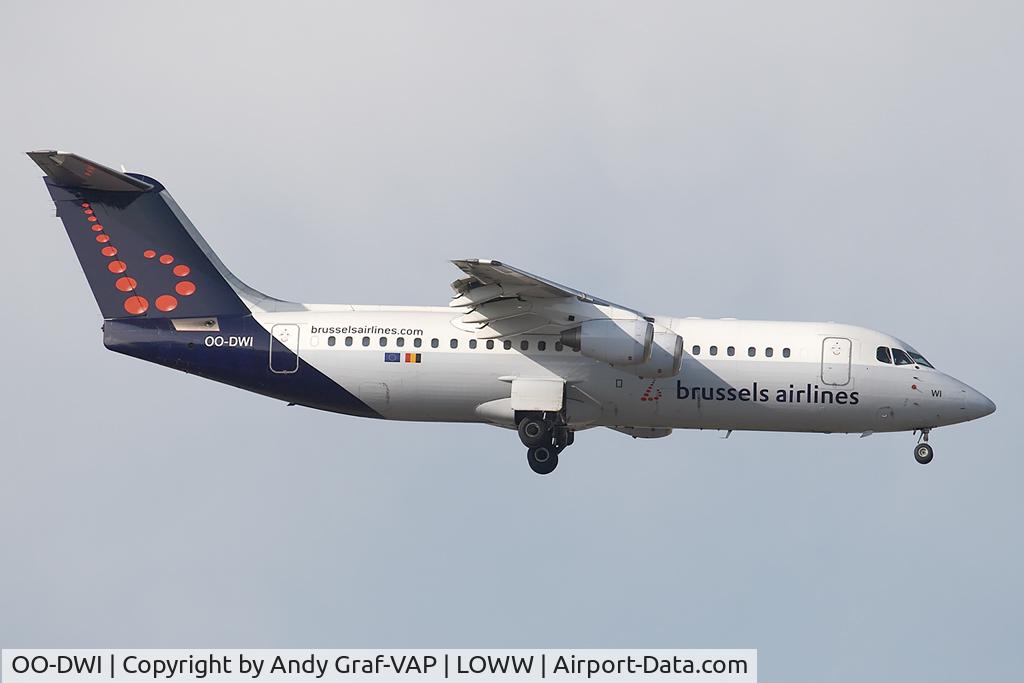 OO-DWI, 1999 British Aerospace Avro 146-RJ100 C/N E3342, Brussel Airlines Bae146