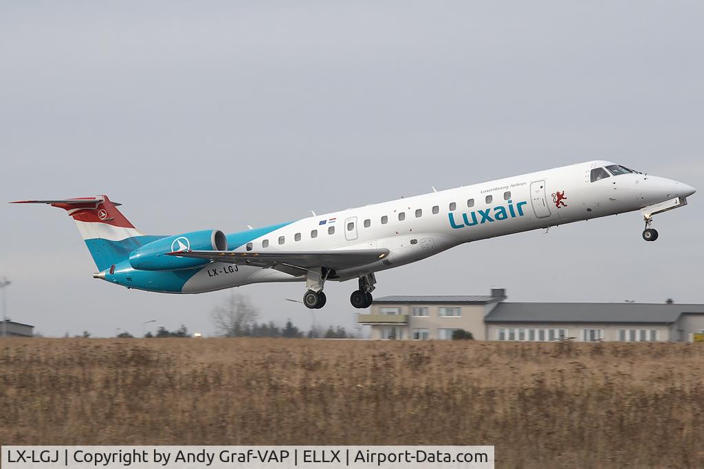 LX-LGJ, 2001 Embraer EMB-145LU (ERJ-145LU) C/N 145395, Luxair EMB145