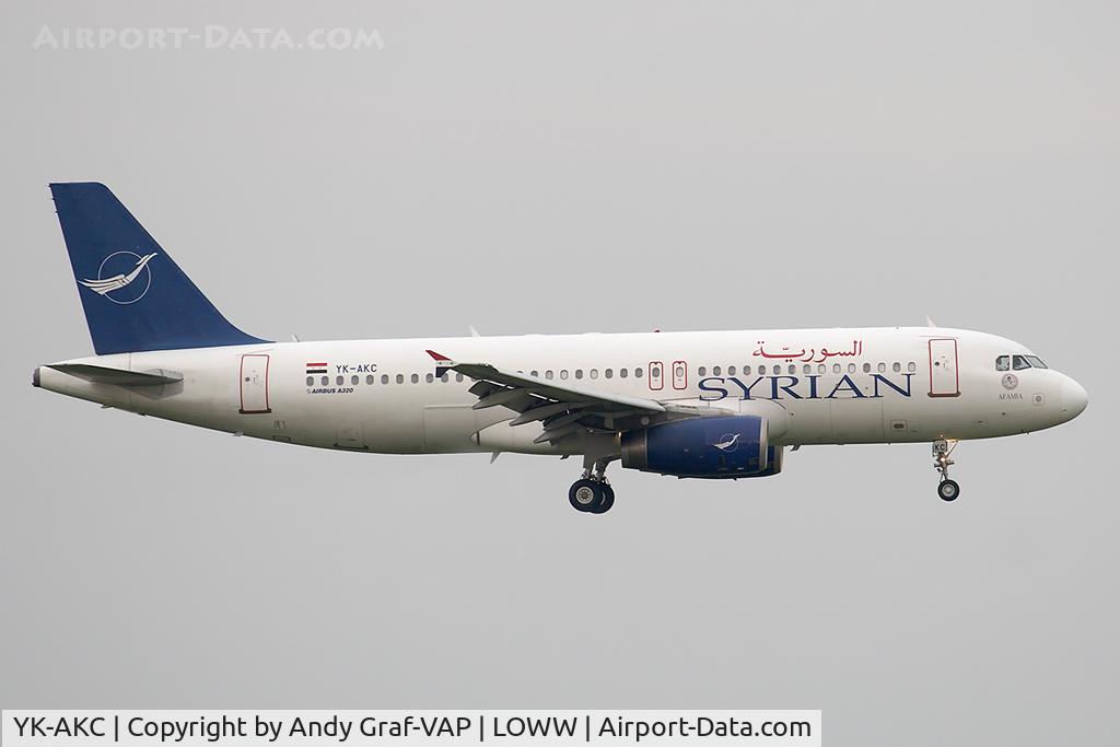 YK-AKC, 1999 Airbus A320-232 C/N 1032, Syrianair A320