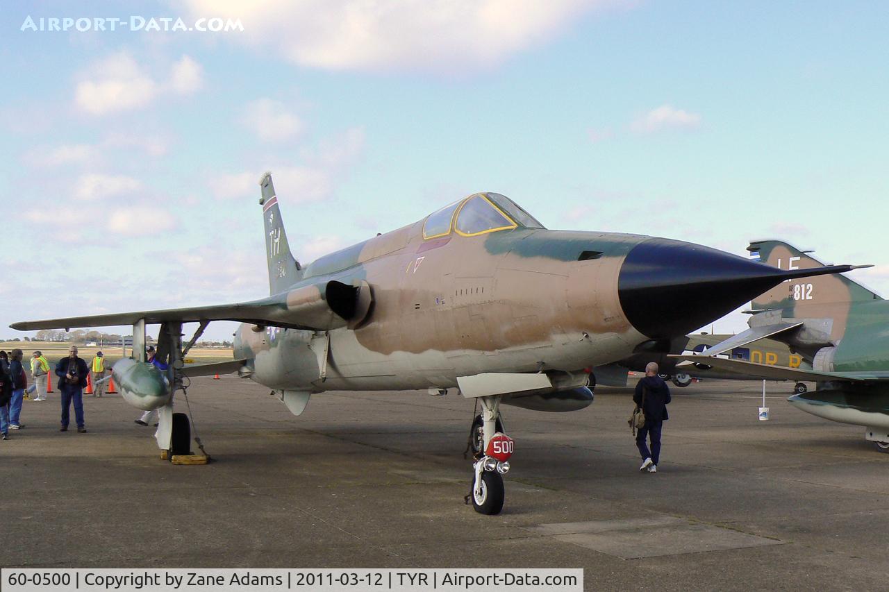 60-0500, 1960 Republic F-105D Thunderchief C/N D187, On display at the Historic Aviation Memorial Museum - Tyler, Texas