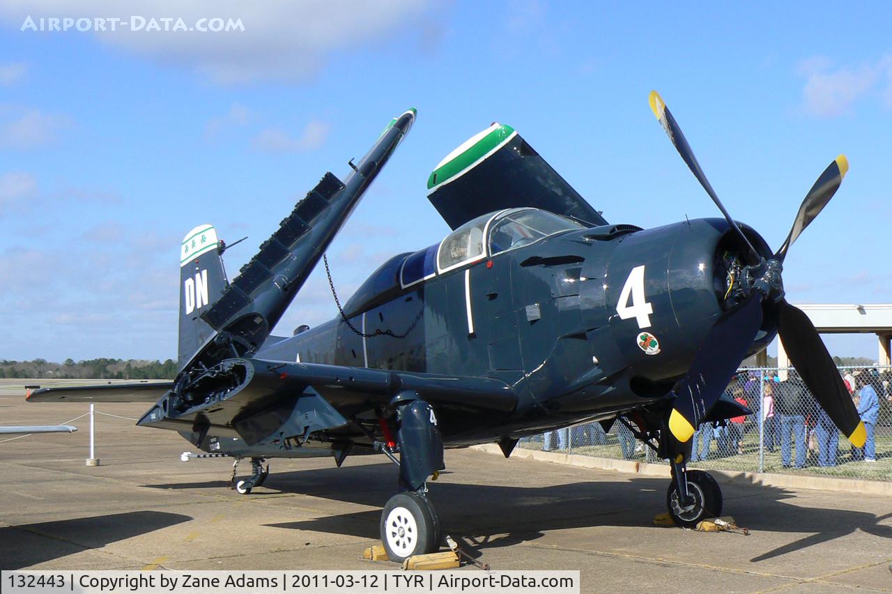132443, Douglas NA-1E Skyraider C/N 9480, On display at the Historic Aviation Memorial Museum - Tyler, Texas