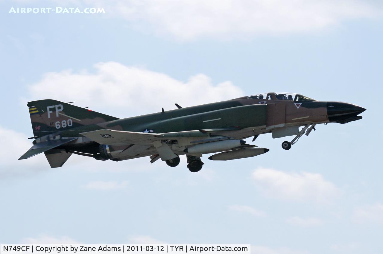N749CF, 1965 McDonnell F-4D Phantom II C/N 1813 (65-0749), The Collings Foundation F-4D joins the bombers at a tour stop for the first time at the Historic Aviation Memorial Museum - Tyler, Texas