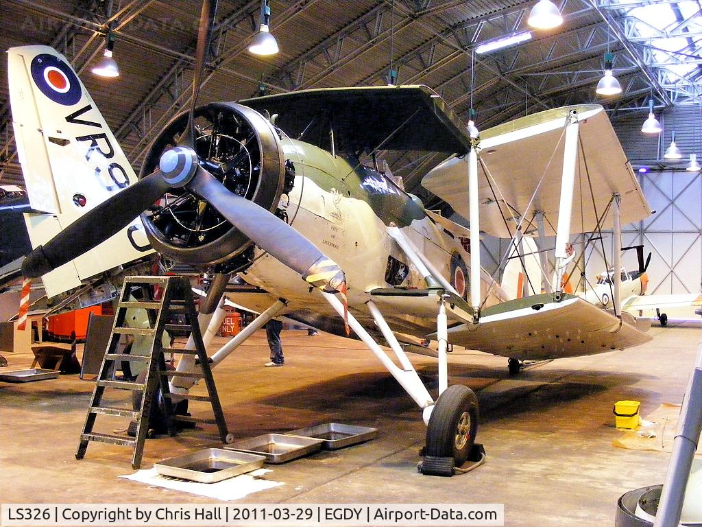LS326, 1943 Fairey Swordfish Mk.II C/N Not found LS326, Royal Navy Historic Flight Fairey Swordfish, complete and airworthy for 2011 season