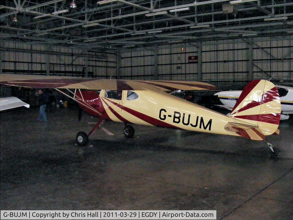 G-BUJM, 1946 Cessna 120 C/N 11784, inside the 727 NAS Hangar