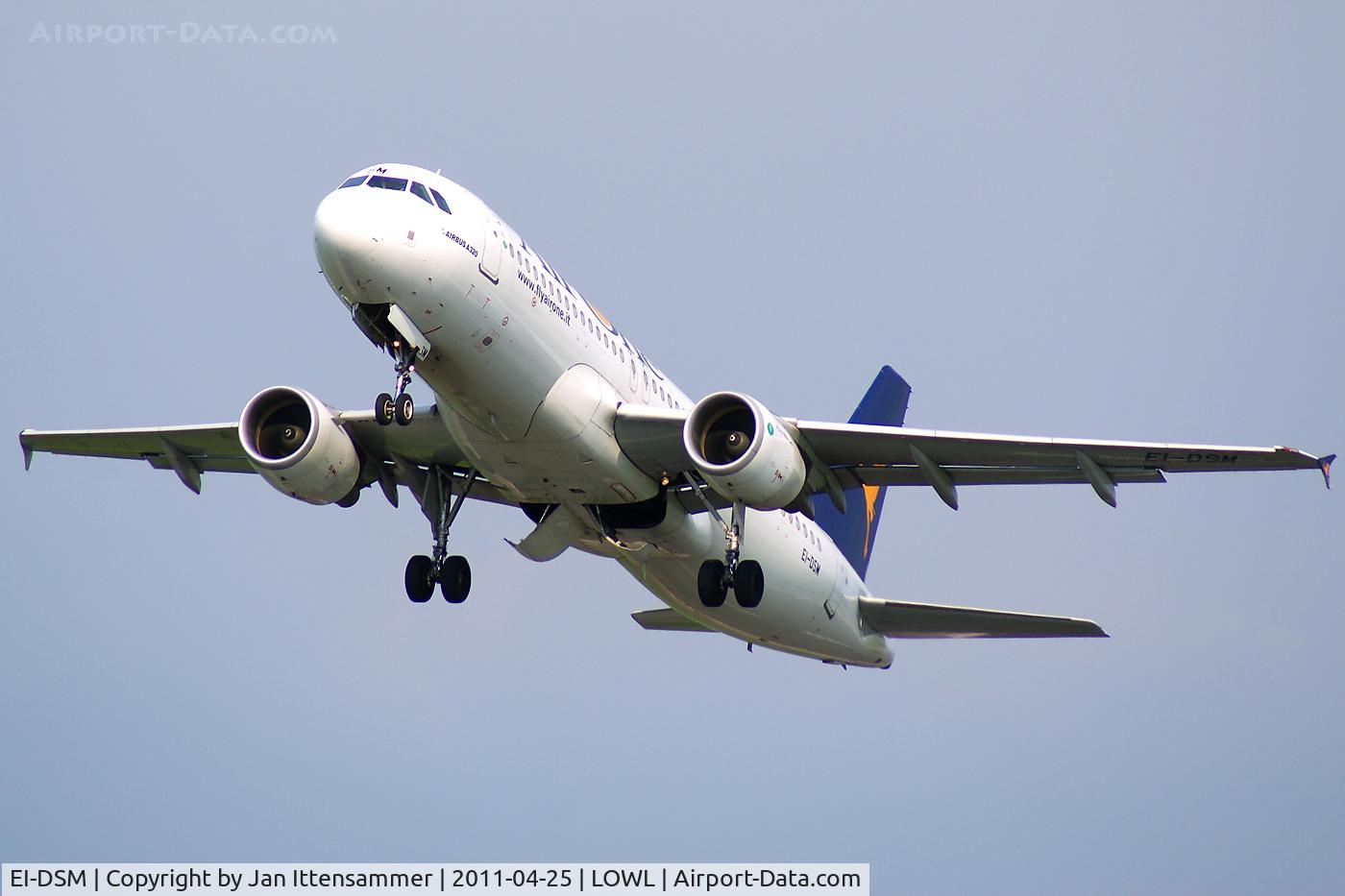 EI-DSM, 2007 Airbus A320-216 C/N 3362, EI-DSM @ LOWL